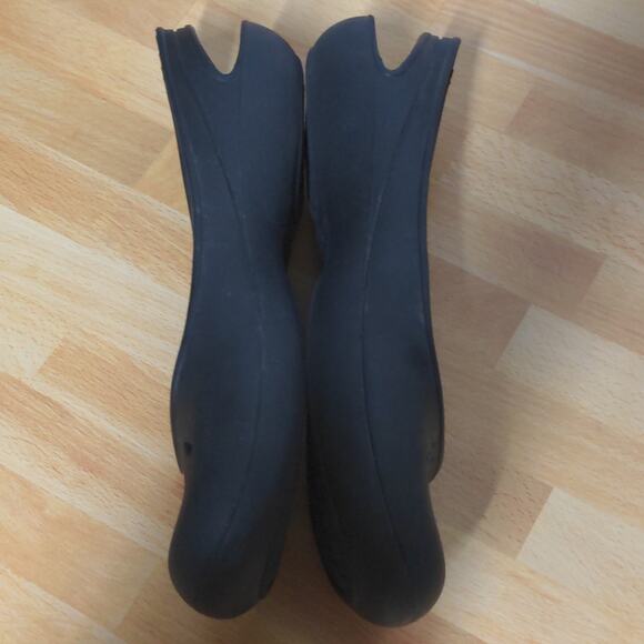 Crocs Black Thea Flats Slingbacks 11701 Croslite Comfort Casual Work - Size 10 - Picture 4 of 15